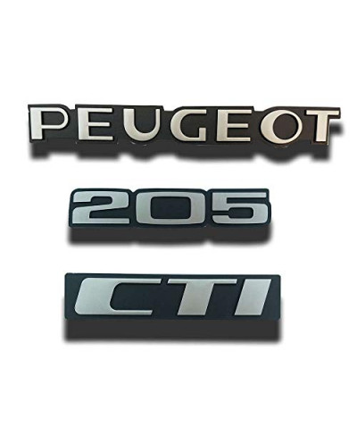Peugeot 205 CTI monograms