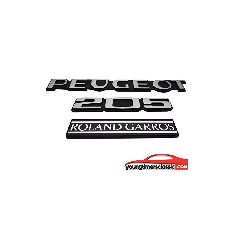 Monogramas de Peugeot 205 Roland Garros