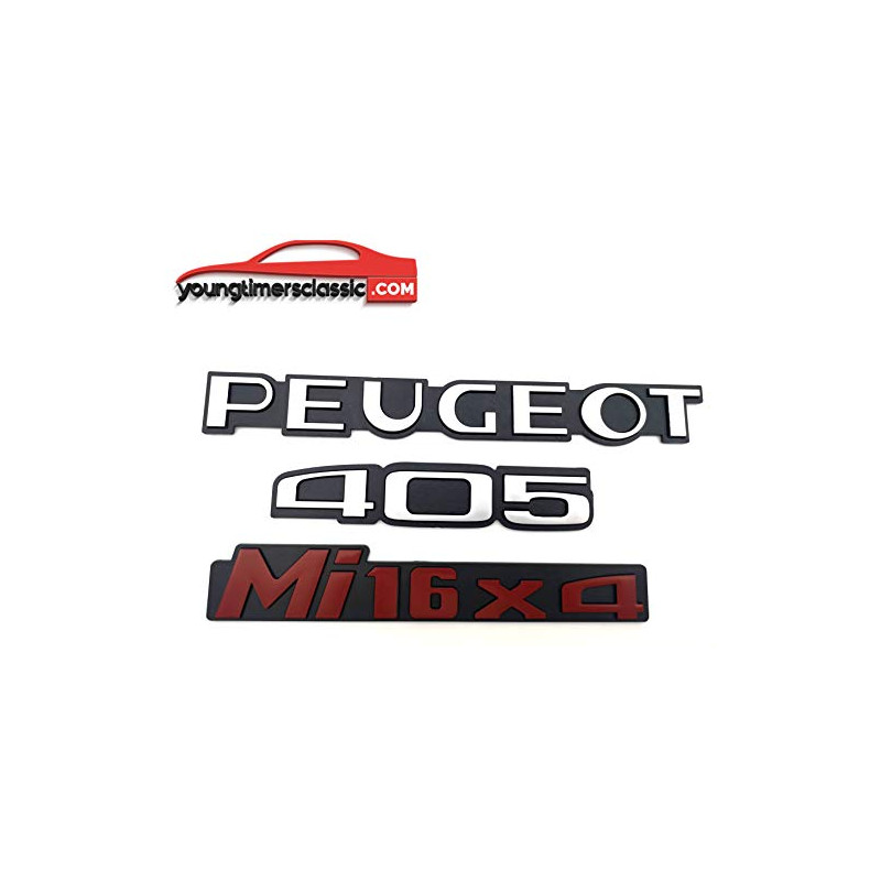 Monogrammes Peugeot 405 MI16X4