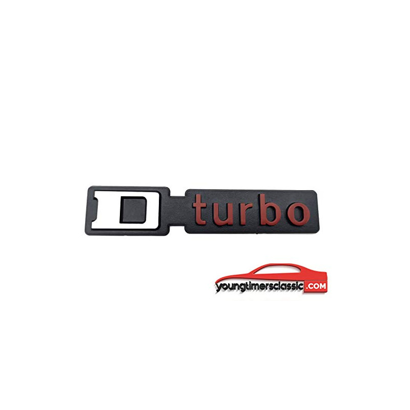 Dturbo monogram for Peugeot 205