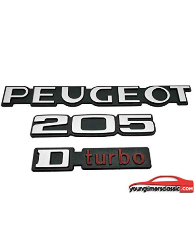 Monogrammi Peugeot 205 Dturbo