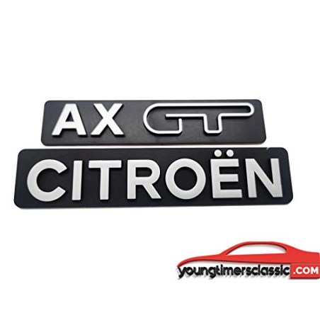 Citroën AX GT-logo's