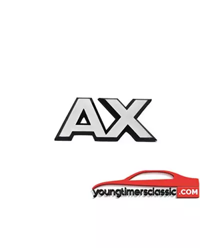 AX-monogram voor Citroën AX