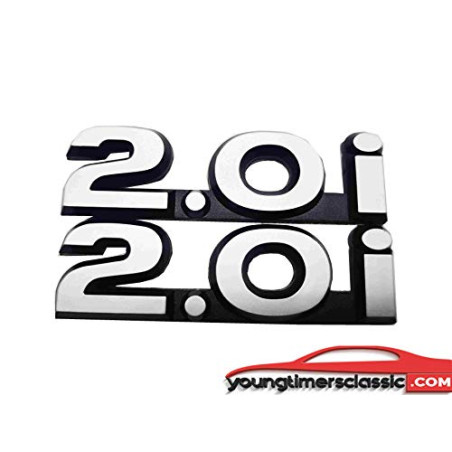 2.0i-logo's voor Citroën ZX