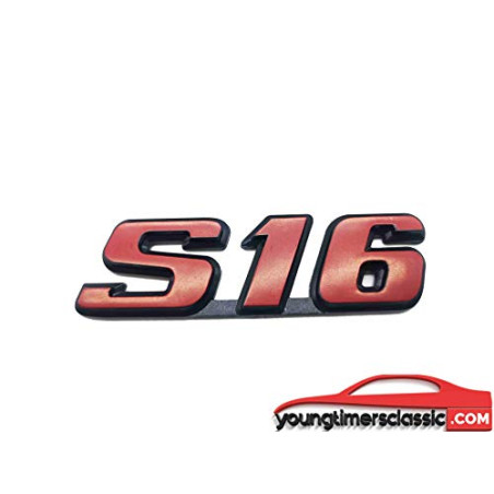 S16 logo's voor Peugeot 106
