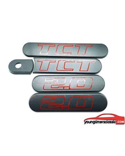Pannelli laterali grigi della Peugeot 205 TCT