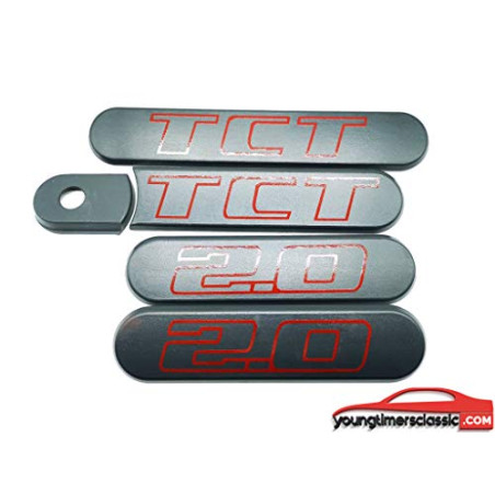 Grijze Peugeot 205 TCT zijpanelen