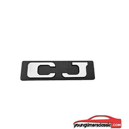 CJ logo for Peugeot 205