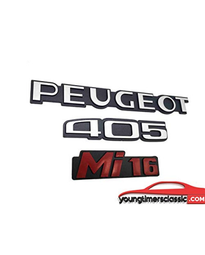 Peugeot 405 MI 16 Rode monogrammen voor fase 2