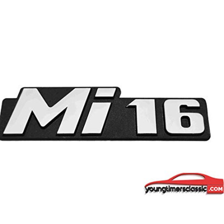 Grijs MI16 logo voor Peugeot 405 MI16 phase 2 import
