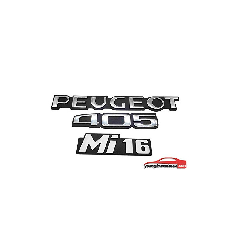 Monogramas Peugeot 405 MI 16 Fase 2 Gris Imp