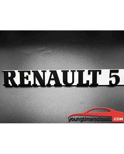 Monograma Renault 5 para GT Turbo Blanco
