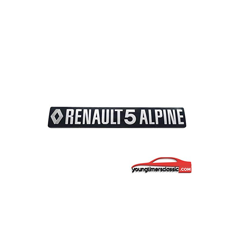 Renault 5 Alpine-monogram