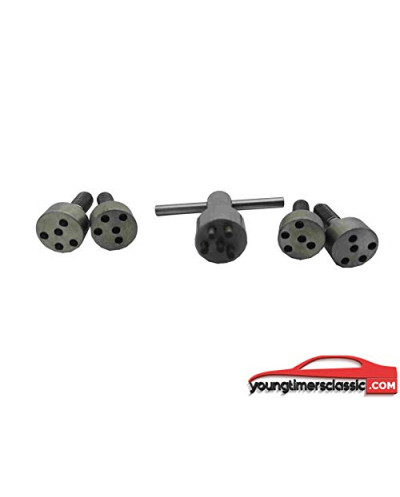 4 bolts + wrench for Clio 16S Turbine Wheel Center