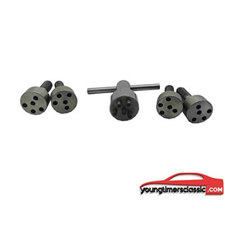 4 bolts + wrench for Clio 16S Turbine wheel center