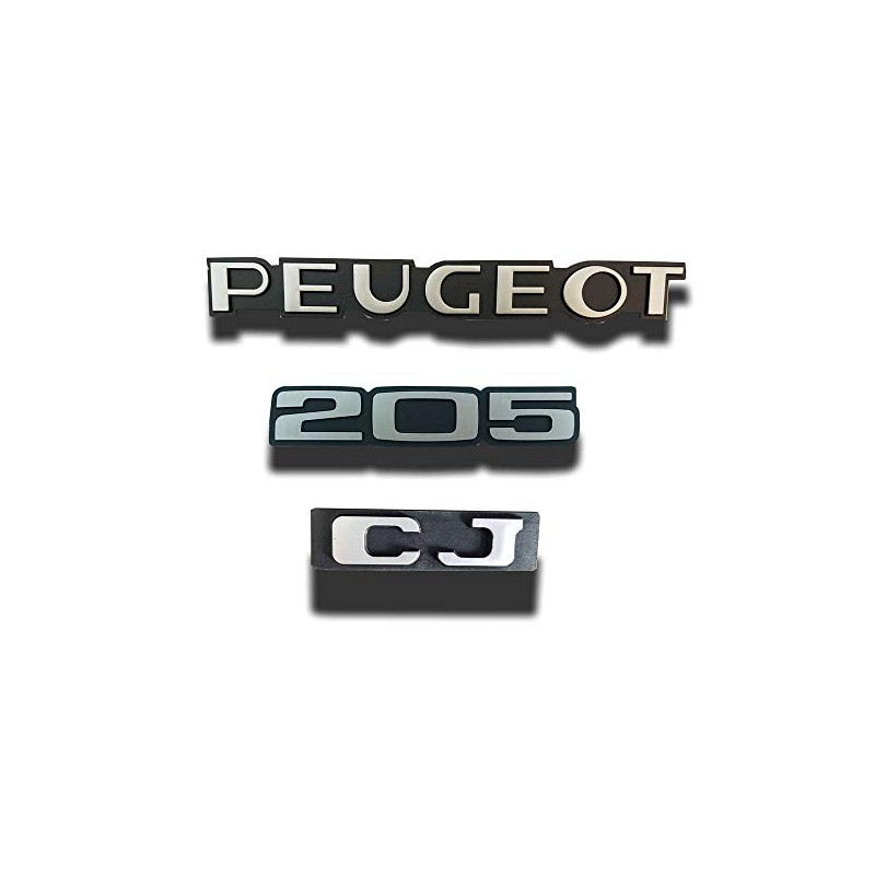 Monogrammes Peugeot 205 CJ