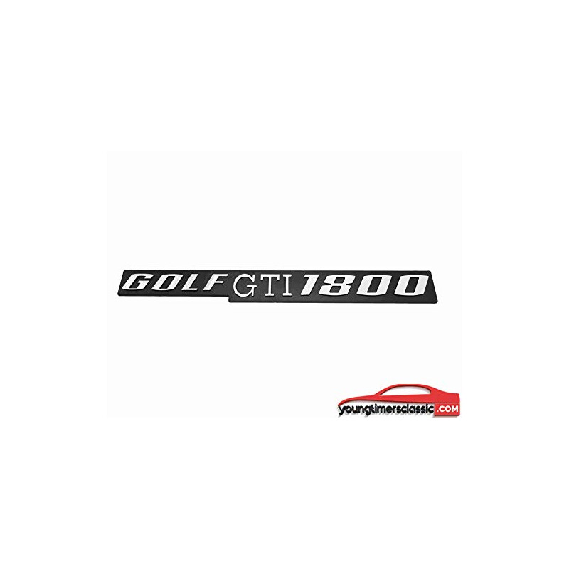 Monograma para Golf MK1: Golf GTI 1800"
