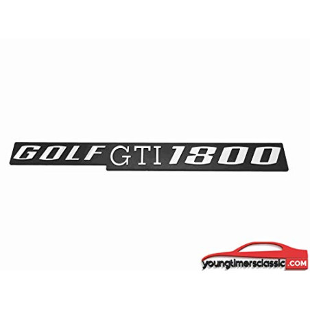 Logotipo para Golf MK1: Golf GTI 1800 "