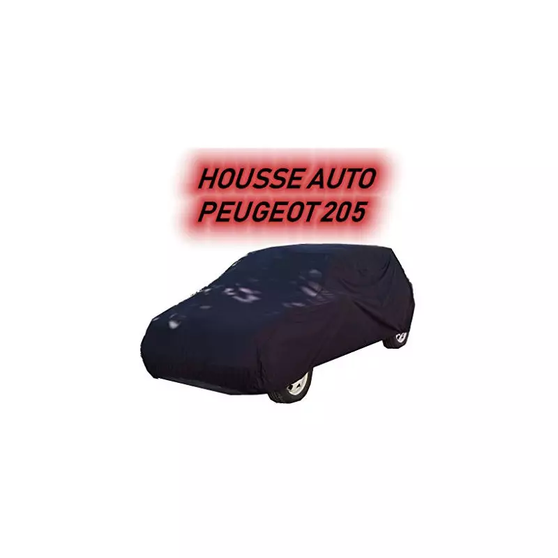 Peugeot 205 Universal Car Cover in Black Lycra
