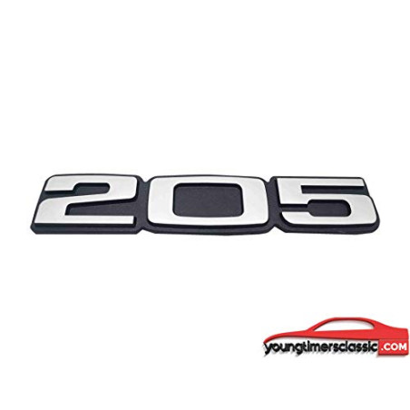 205-logo voor Peugeot 205