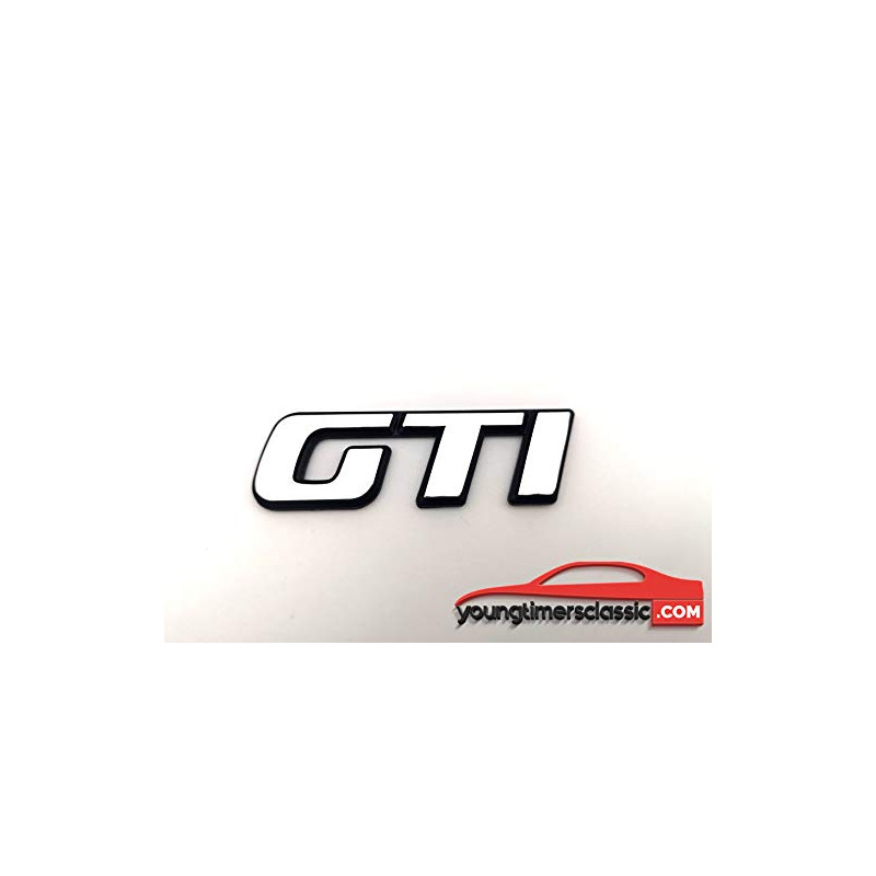 GTI Chrome monogram for Peugeot 106