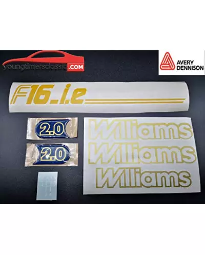 Clio Williams Fase 1-stickers