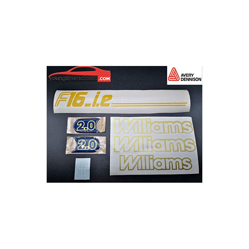 Clio Williams Fase 1-stickers