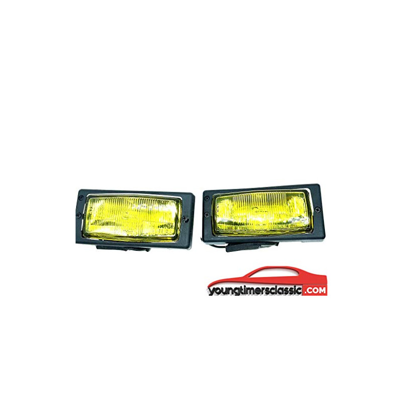 Pair of fog lights R5 GT Turbo Yellow Cibie Phase 1