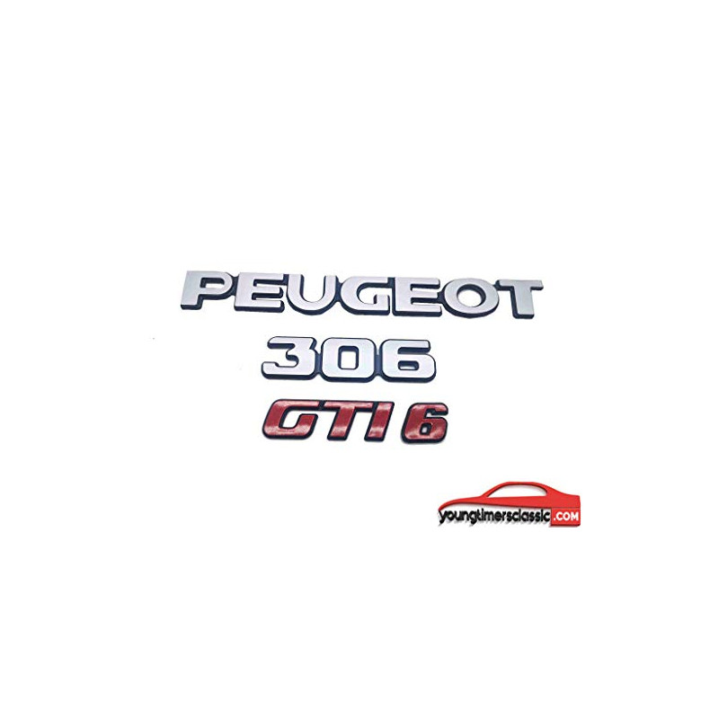 Peugeot 306 GTI 6 kit de 4 Monogramas