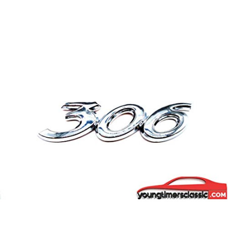 Logo 306 para Peugeot 306 fase 2