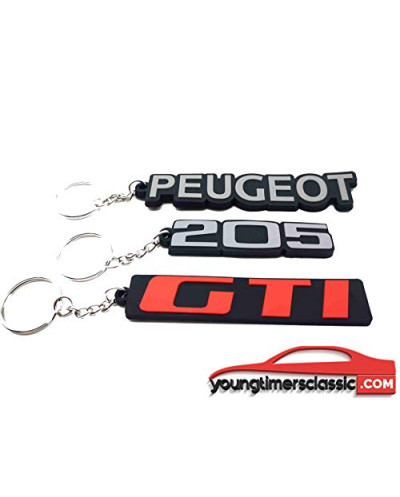 Porte clés Peugeot 205 GTI