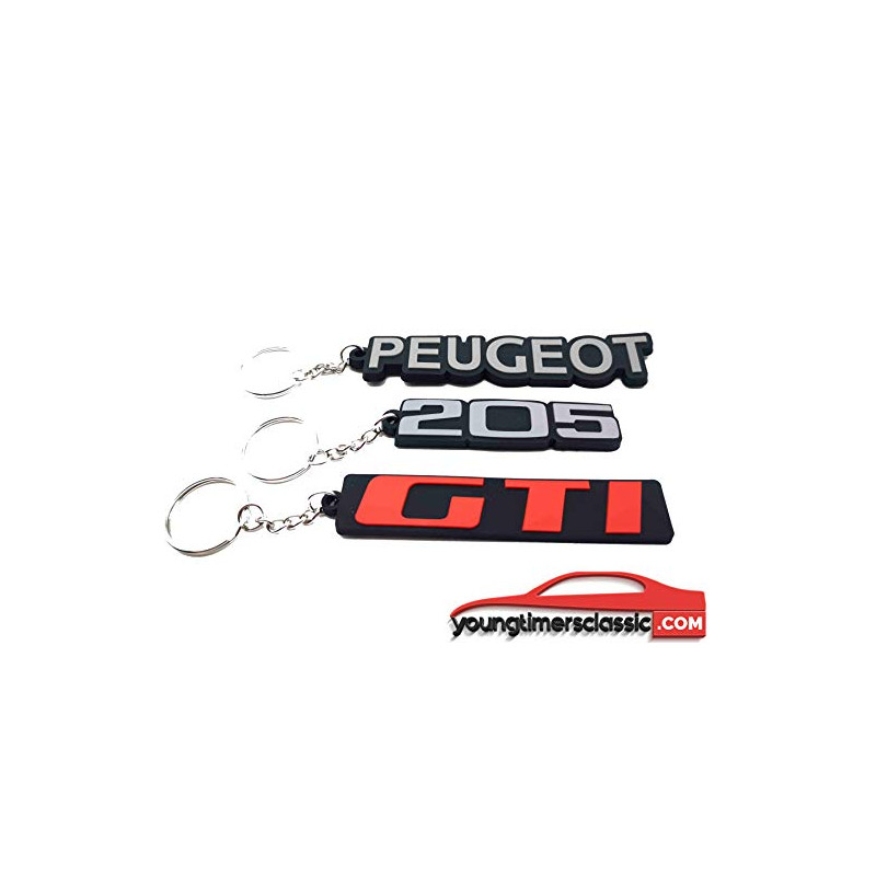 Porte clés Peugeot 205 GTI
