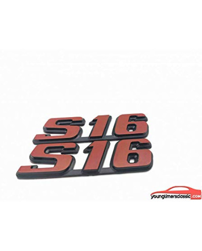 S16 monogrammen voor Peugeot 106 S16