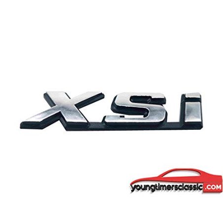 Logo XSI chrome pour Peugeot 306