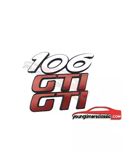 Monogramme 106 und Logo GTI