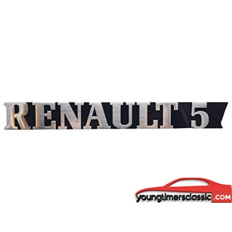 Renault 5 logo voor GT Turbo