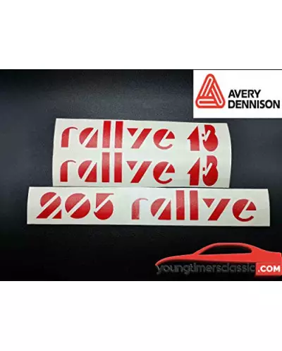 プジョー205Rallye用ステッカーキット
