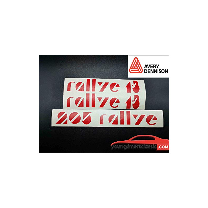 Kit stickers voor Peugeot 205 Rallye