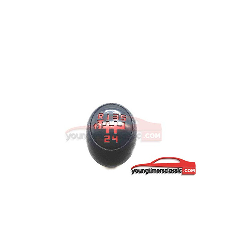 Botão de engrenagem 205 GTI Be1 5 velocidades grade vermelha