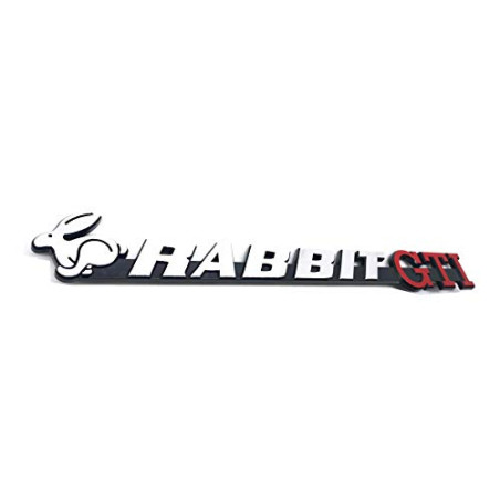  Logo Rabbit GTI Golf Tronco Monograma