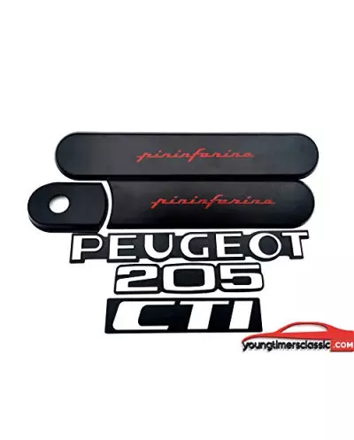 Custode Noire Peugeot 205 Cti + 3