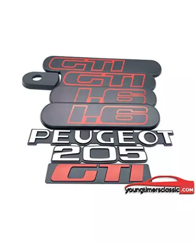 Custodes 205 GTI 1.6 Gris + 3 Monogramas
