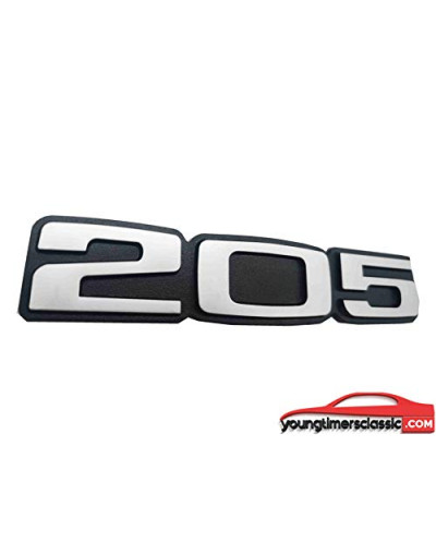 Monogramme 205 pour Peugeot 205 GTI