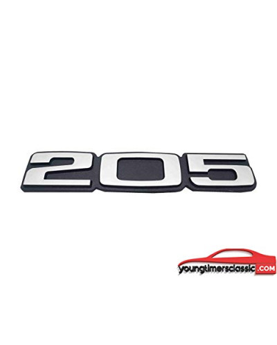 Monogramm 205 für Peugeot 205 Turbo D