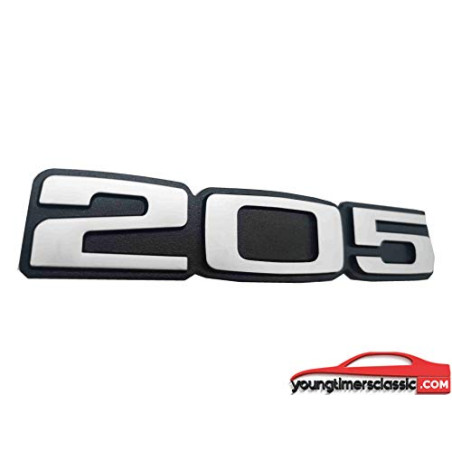 Logo 205 para Peugeot 205 Indiana