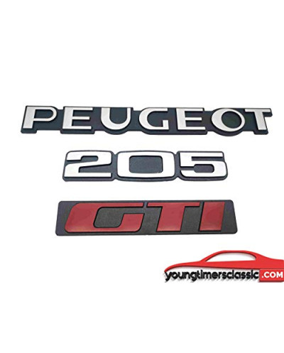 Monogrammes Peugeot 205 GTI