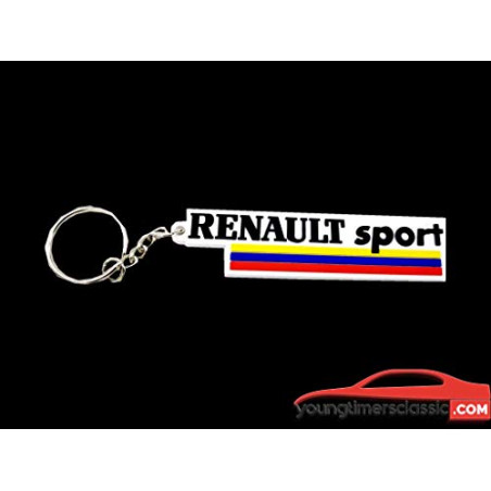 Renault Schlüsselanhänger Keyring R 17 rot emailliert Maße Fahrzeug 60x25mm 