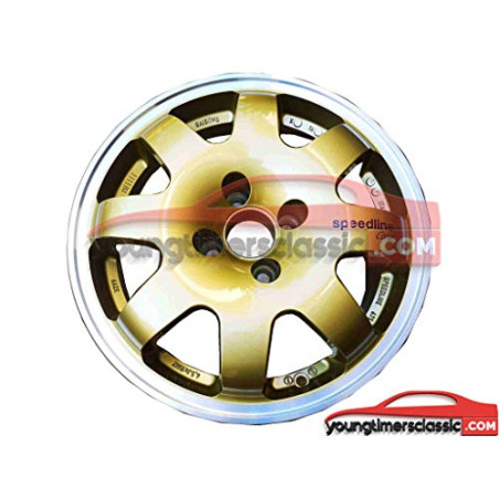 Speedline Clio GRA Gold rim with Polished edge in 15 inches
