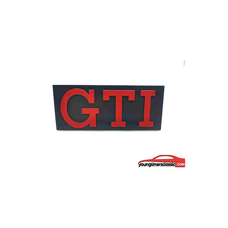 Logotipo de parrilla roja de Golf 1 GTI