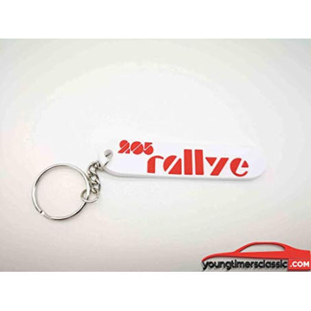 Peugeot 205 Rally keychain